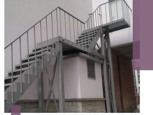 Монтаж пожарных лестниц под ключ в Иванове с гарантией качества