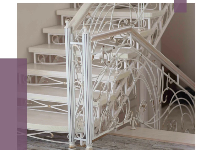 Изготовление кованых лестниц на заказ в Иванове от 87822 руб. | ПРОЛЁТ-Внв