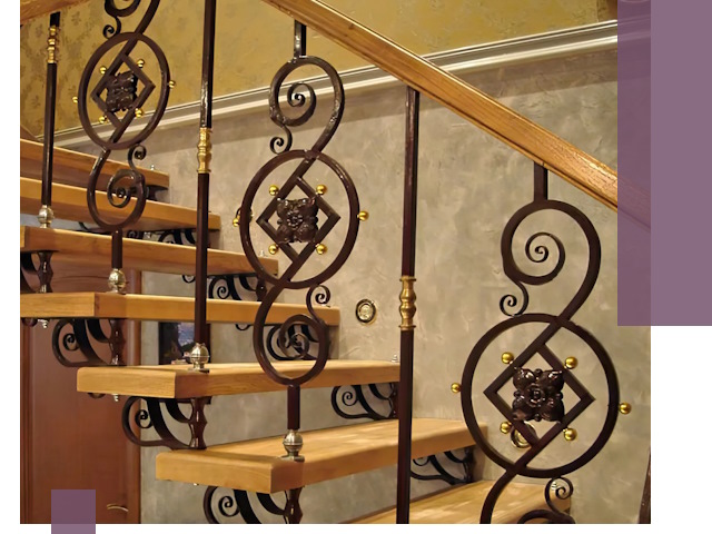 Изготовление кованых лестниц под ключ в Иванове