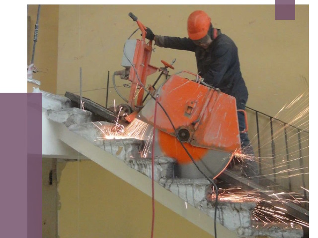 Демонтаж бетонных лестниц в Иванове от 4649 руб. за м2 | ПРОЛЁТ-Внв