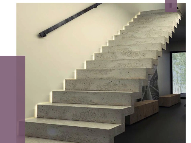 Облицовка бетонных лестниц в Иванове от 4649 руб/м2 