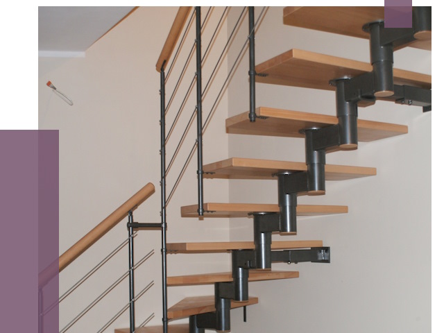 Изготовление модульных лестниц в Иванове от 11624 руб. 