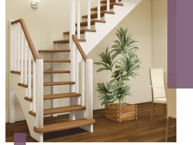 Г-образные лестницы под ключ в Иванове — изготовление и монтаж