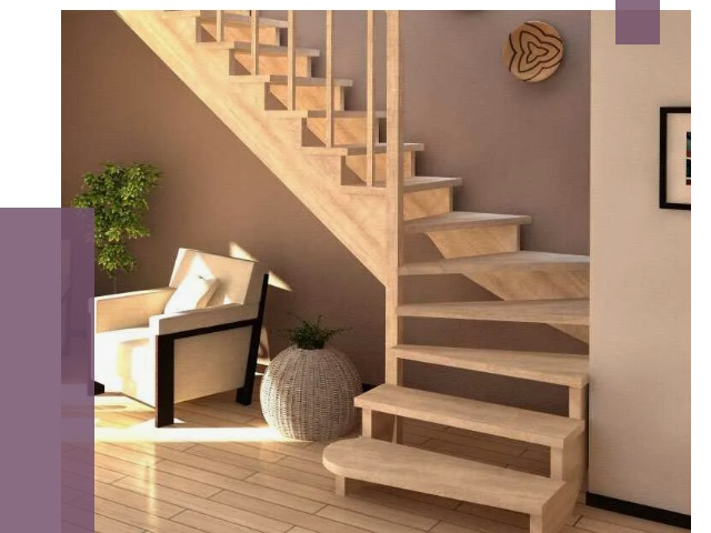 Изготовление Г-образных лестниц в Иванове от 19114 руб. 