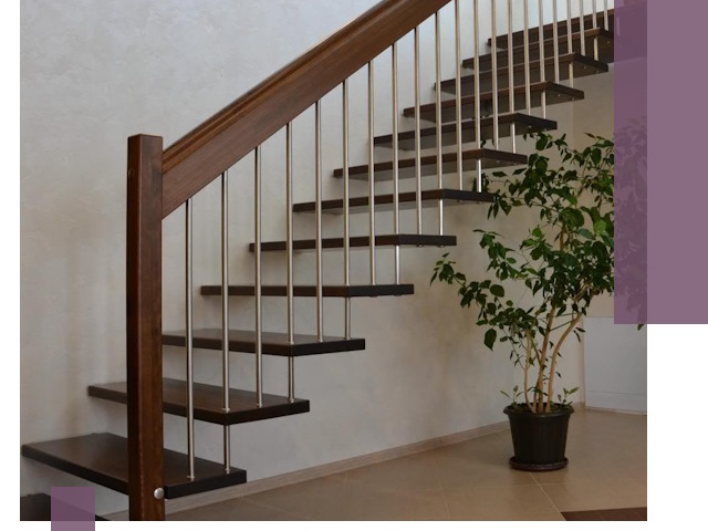 Лестницы на больцах под ключ в Иванове – изготовление и монтаж