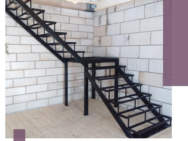 Лестницы на металлокаркасе под ключ в Иванове — изготовление и монтаж