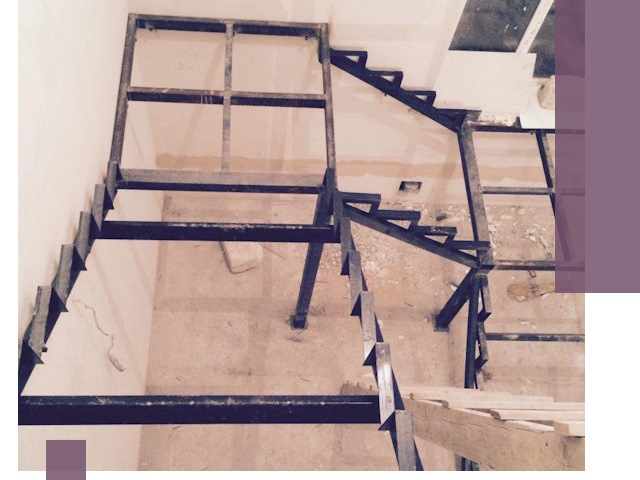 Монтаж лестниц на металлокаркасе в Иванове быстро и качественно