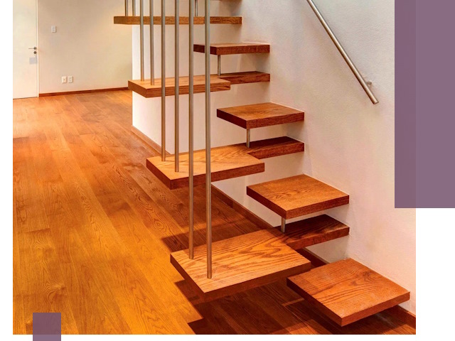 Лестницы «гусиный шаг» на заказ в Иванове для узких пространств