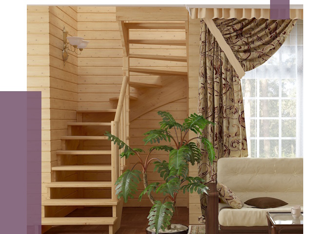 Лестницы для дачи в Иванове от 76715 руб.  | ПРОЛЁТ-Внв