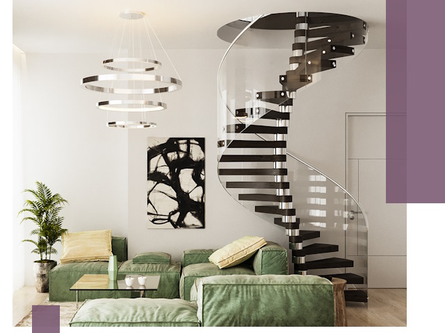 Лестницы для двухуровневой квартиры в Иванове — изготовление и монтаж