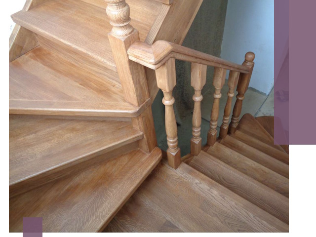 Дубовые лестницы под ключ в Иванове: изготовление и монтаж