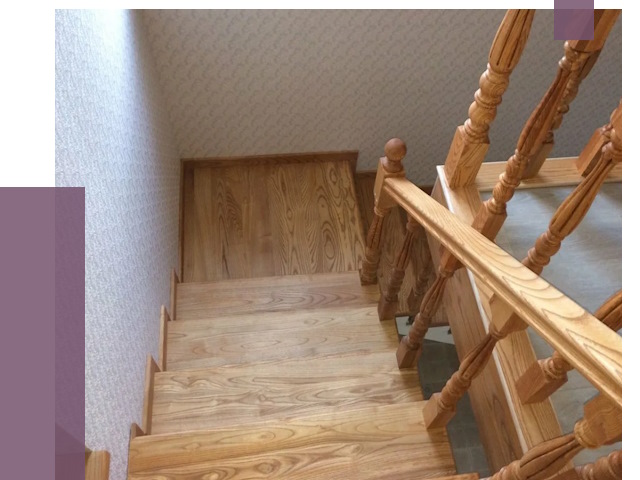 Сосновые лестницы в Иванове под ключ от 8162 руб.  | ПРОЛЁТ-Внв