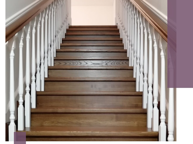 Лестницы из ясеня на заказ в Иванове — изготовление и монтаж