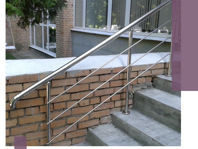 Перила из нержавеющей стали высокого качества в Иванове