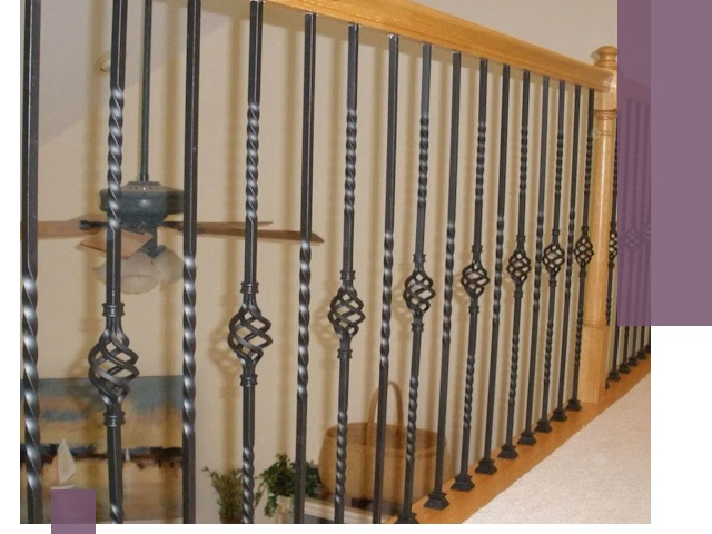 Изготовление и монтаж кованных перил в Иванове под ключ