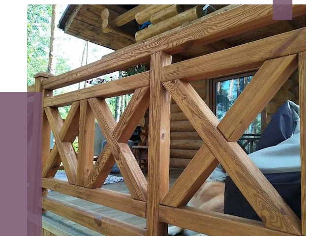 Деревянные перила под ключ в Иванове от 7749 руб. 