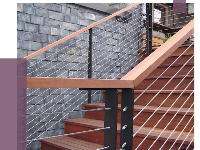 Тросовые перила под ключ в Иванове от 7852 руб. 