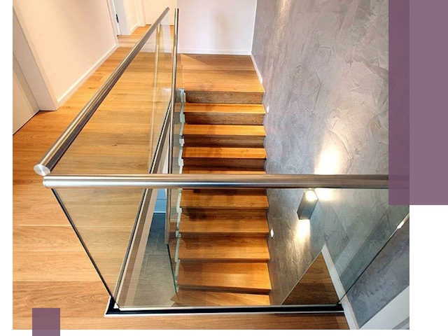 Перила для лестницы в доме — изготовление и монтаж в Иванове