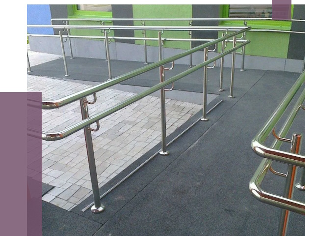 Ограждения пандусов в Иванове от 4391 руб. монтаж | ПРОЛЁТ-Внв