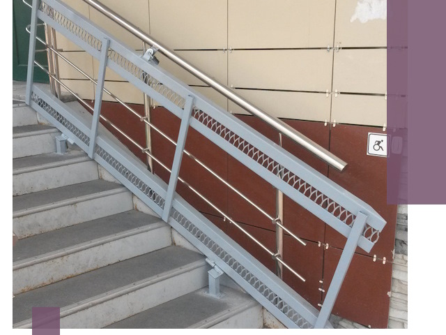 Изготовление откидных пандусов под ключ в Иванове