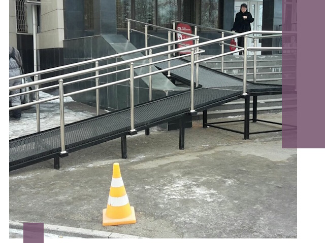 Стационарные пандусы под ключ в Иванове — изготовление и монтаж