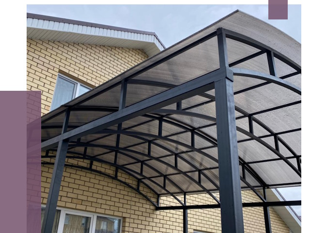 Монтаж козырьков в Иванове от 11624 руб. | ПРОЛЁТ-Внв