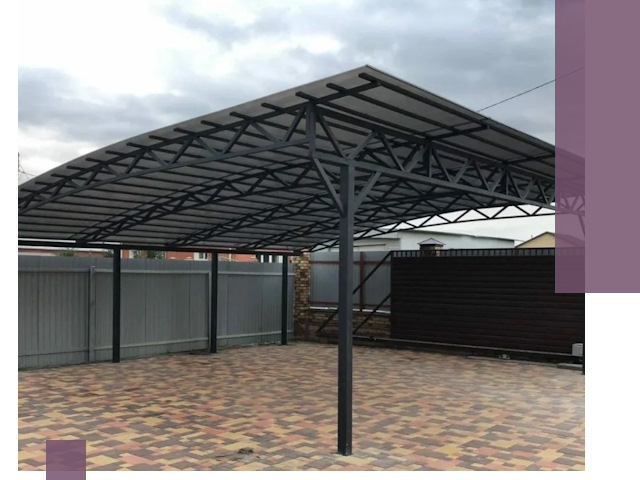 Недорогие навесы под ключ в Иванове — изготовление и монтаж