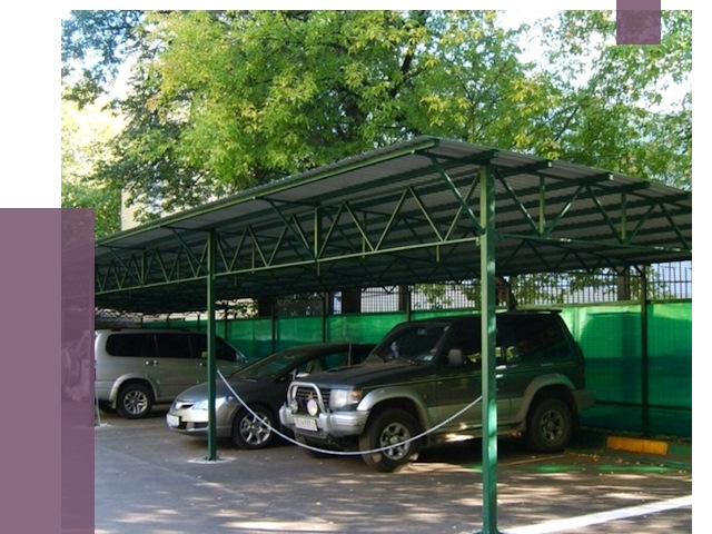 Навесы для парковки в Иванове от 81106 руб. заказать | ПРОЛЁТ-Внв