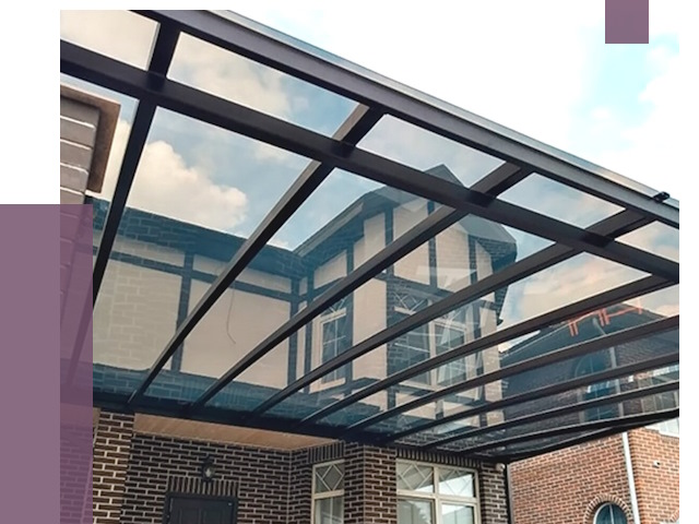 Навесы из поликарбоната в Иванове от 8700 руб. под ключ — ПРОЛЁТ-Внв