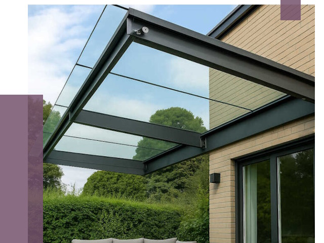 Стеклянные навесы и козырьки в Иванове от 12398 руб.