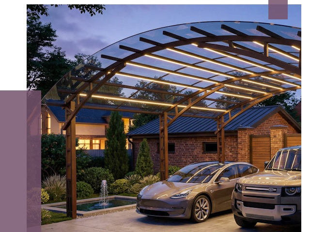 Металлические навесы в Иванове от 12812 руб. под ключ — ПРОЛЁТ-Внв