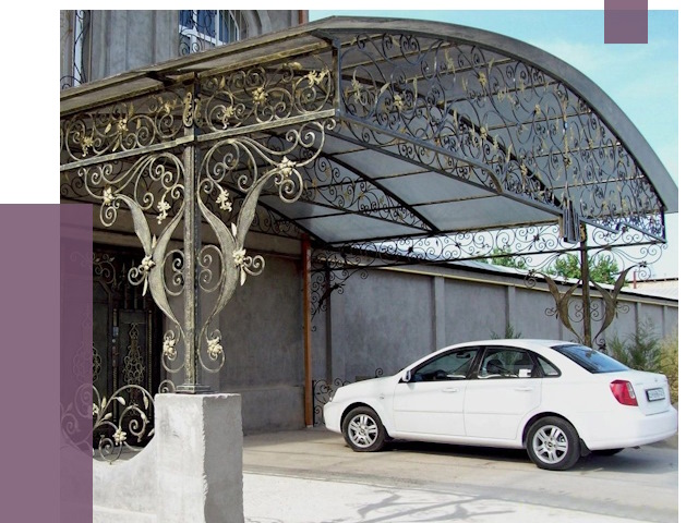Кованые навесы в Иванове от 14723 руб. | ПРОЛЁТ-Внв