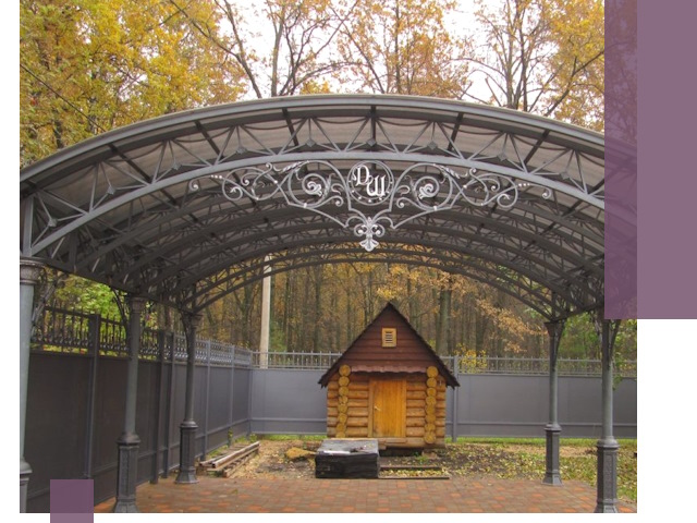 Кованые навесы премиум-класса под заказ в Иванове