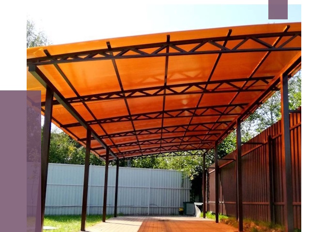 Односкатные навесы под ключ в Иванове от 13277 руб. 