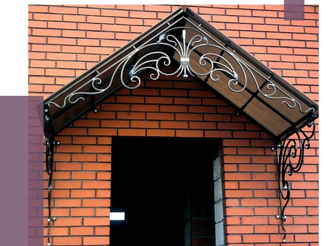 Металлические козырьки в Иванове от 10797 руб. 