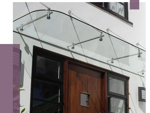 Стеклянные козырьки в Иванове от 19114 руб. | ПРОЛЁТ-Внв