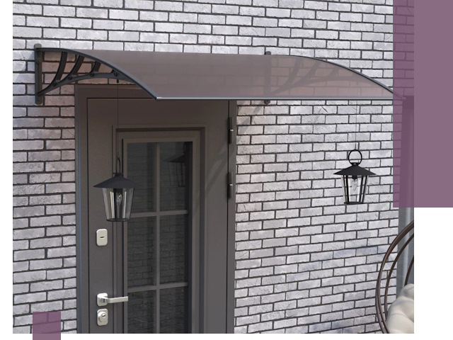 Недорогие козырьки и навесы под ключ в Иванове