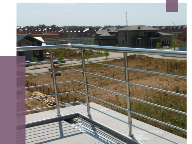 Парапеты из нержавеющей стали в Иванове от 8059 руб. за м² | ПРОЛЁТ-Внв