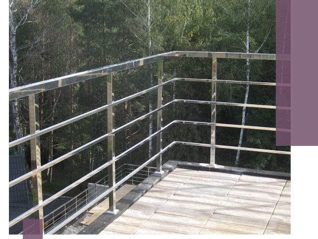 Парапеты из нержавеющей стали в Иванове — изготовление и монтаж