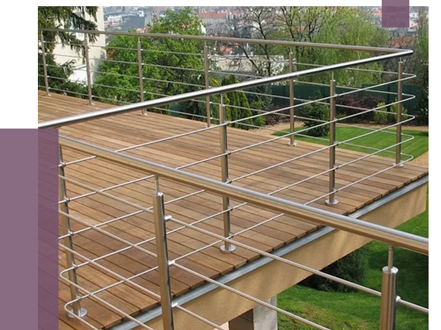 Алюминиевые парапеты в Иванове под ключ от 7852 руб. 