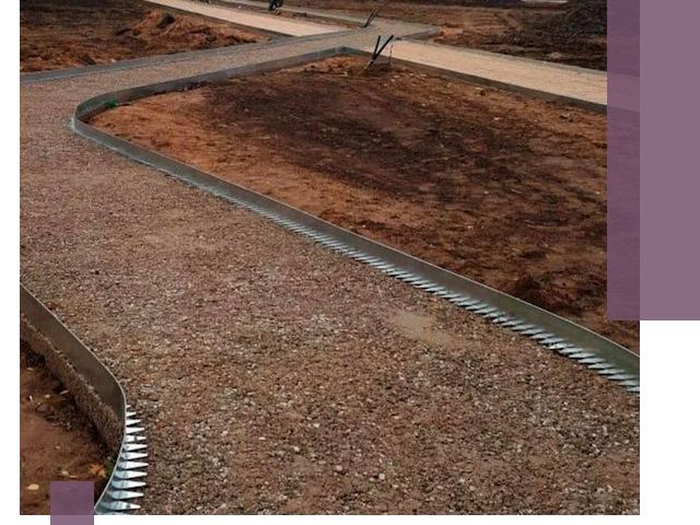 Металлические бордюры под ключ в Иванове — изготовление и монтаж