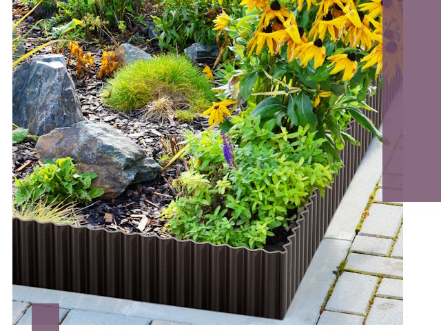 Металлические бордюры для клумб в Иванове — производство и монтаж