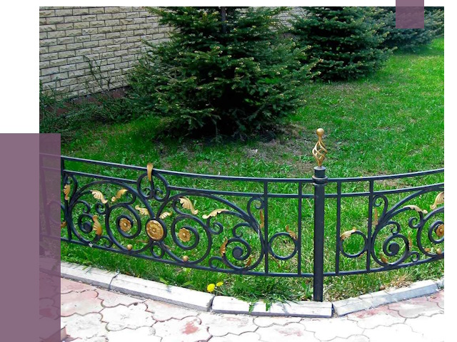 Кованые газонные ограждения в Иванове от 7697 руб. — ПРОЛЁТ-Внв