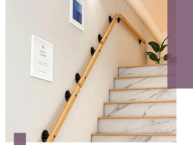 Поручни металлические и деревянные под ключ в Иванове