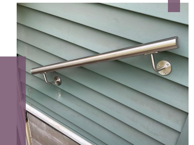 Поручни из нержавеющей стали в Иванове от 7749 руб.  | ПРОЛЁТ-Внв